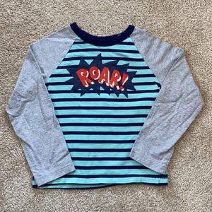 “ROAR” 5T Stripped Shirt